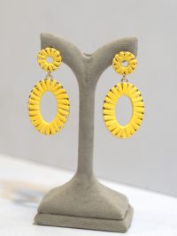 گوشواره ی زرد حصیری